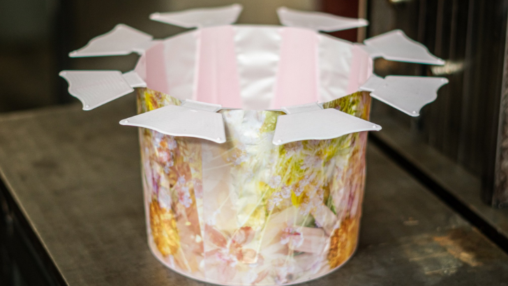 Bloomie 生活花瓶，使用 Bloom-in-Box 的再生材料注塑成型